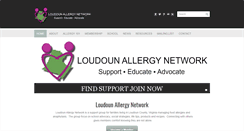 Desktop Screenshot of loudounallergynetwork.org