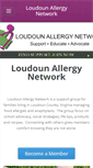 Mobile Screenshot of loudounallergynetwork.org